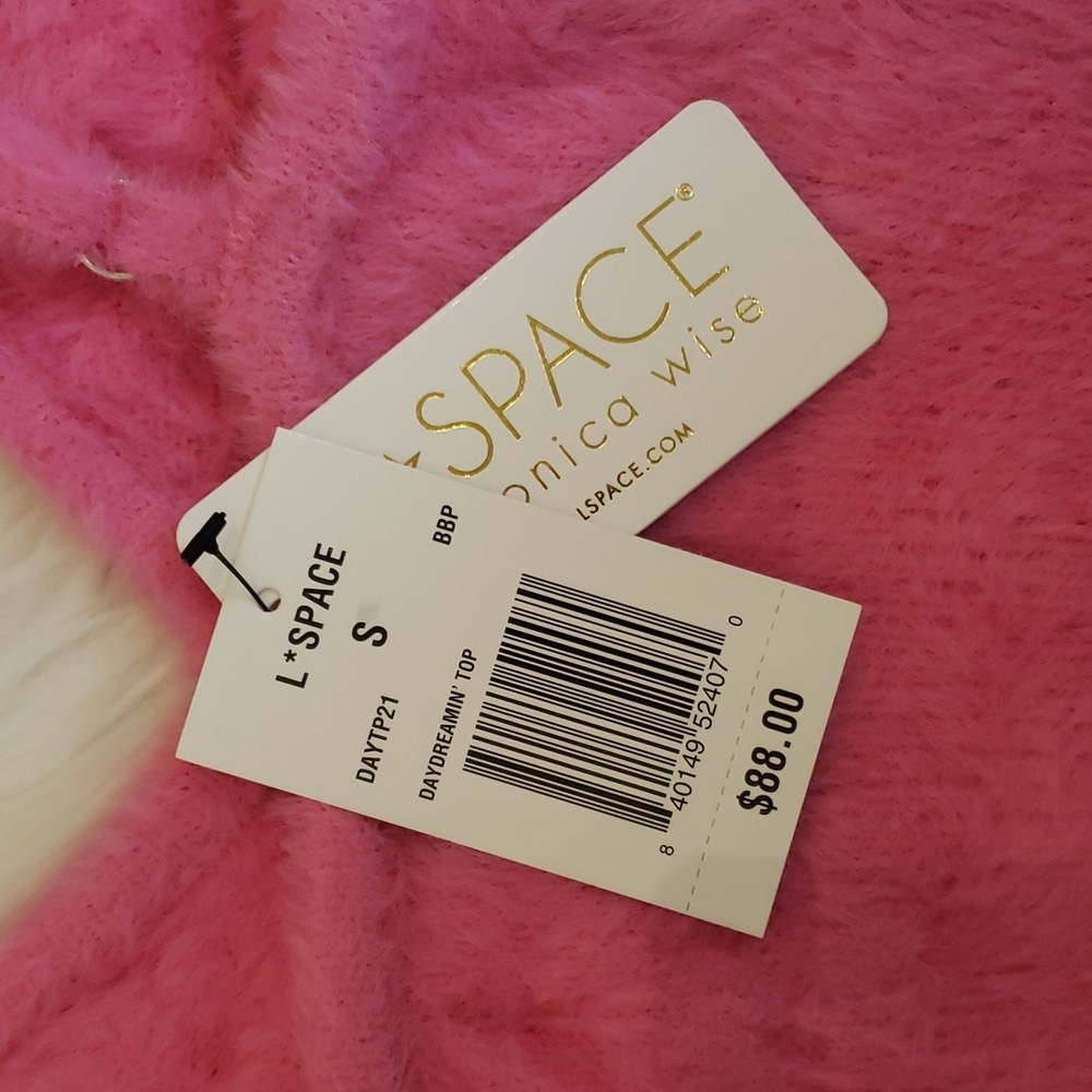 L*Space Daydreamin Crop Top & Shorts Set Pink Size S - Picture 7 of 11